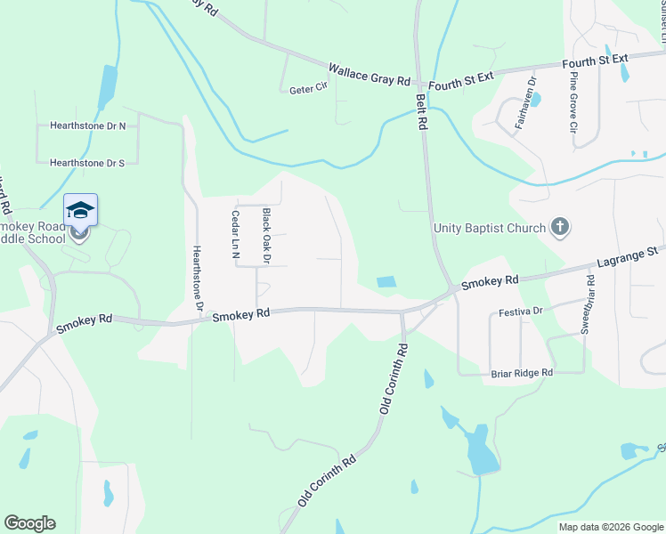 map of restaurants, bars, coffee shops, grocery stores, and more near 27 Smokey Ridge Court in Newnan