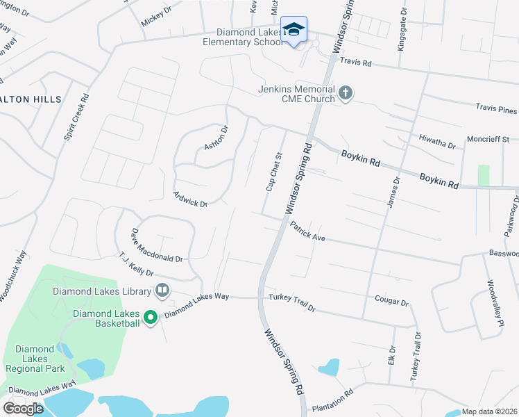 map of restaurants, bars, coffee shops, grocery stores, and more near 4231 Cap Chat Street in Hephzibah