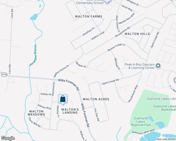 map of restaurants, bars, coffee shops, grocery stores, and more near 1908 Mclean Place in Hephzibah