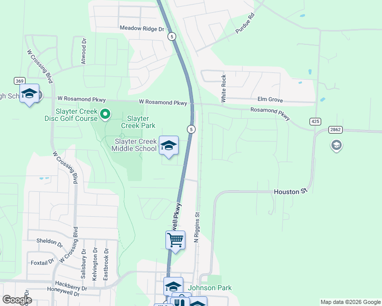 map of restaurants, bars, coffee shops, grocery stores, and more near 1404 North Powell Parkway in Anna