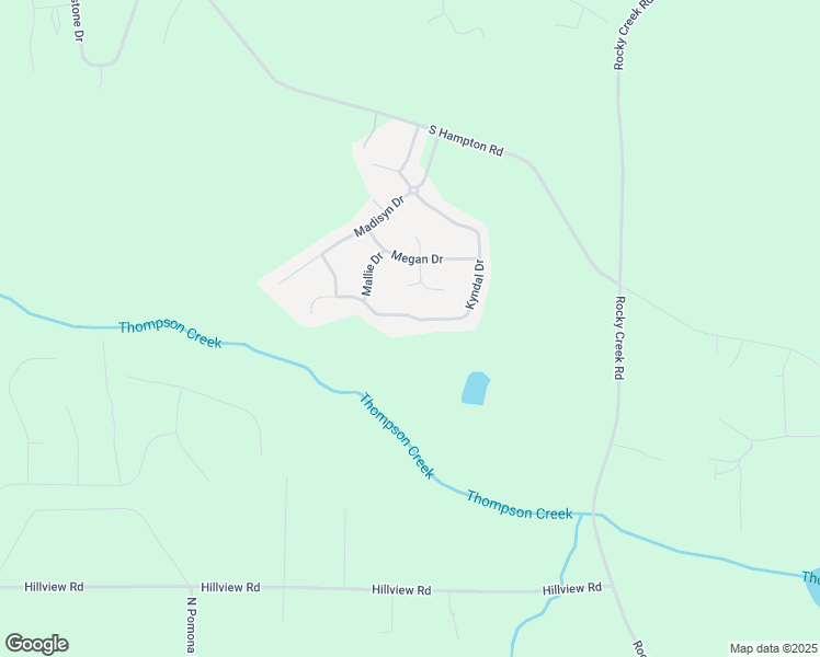 map of restaurants, bars, coffee shops, grocery stores, and more near 194 Kyndal Drive in Hampton