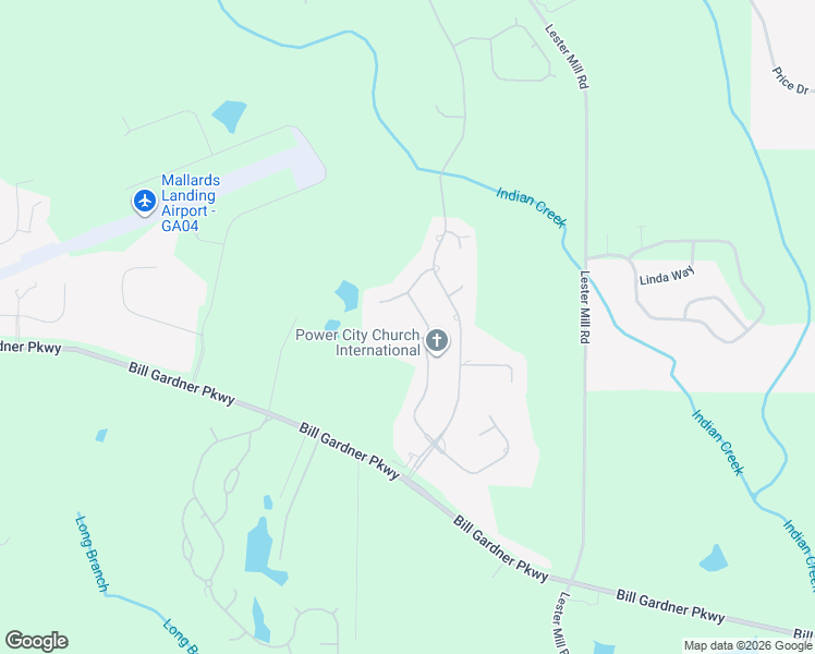 map of restaurants, bars, coffee shops, grocery stores, and more near 1202 McAllistar Drive in Locust Grove