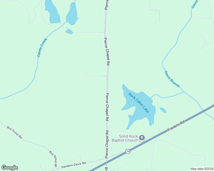 map of restaurants, bars, coffee shops, grocery stores, and more near 378 Pierce Chapel Road in Newnan