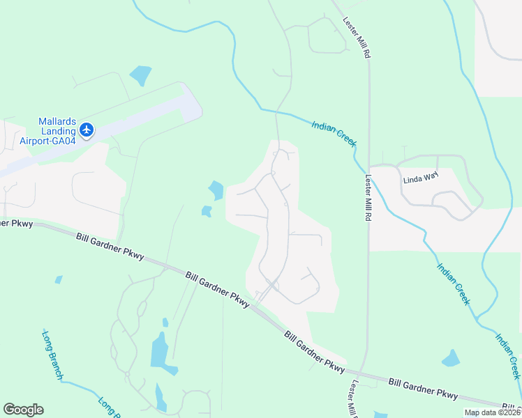 map of restaurants, bars, coffee shops, grocery stores, and more near 1202 McAllistar Drive in Locust Grove