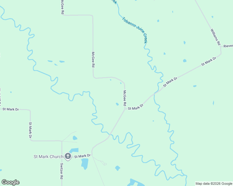 map of restaurants, bars, coffee shops, grocery stores, and more near 214 McGee Road in Starkville