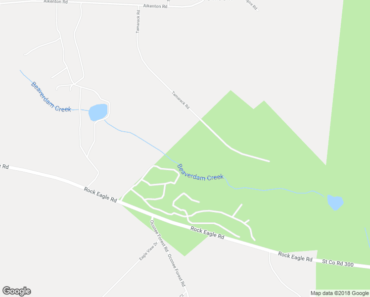 map of restaurants, bars, coffee shops, grocery stores, and more near 734 Tamarack Road in Monticello