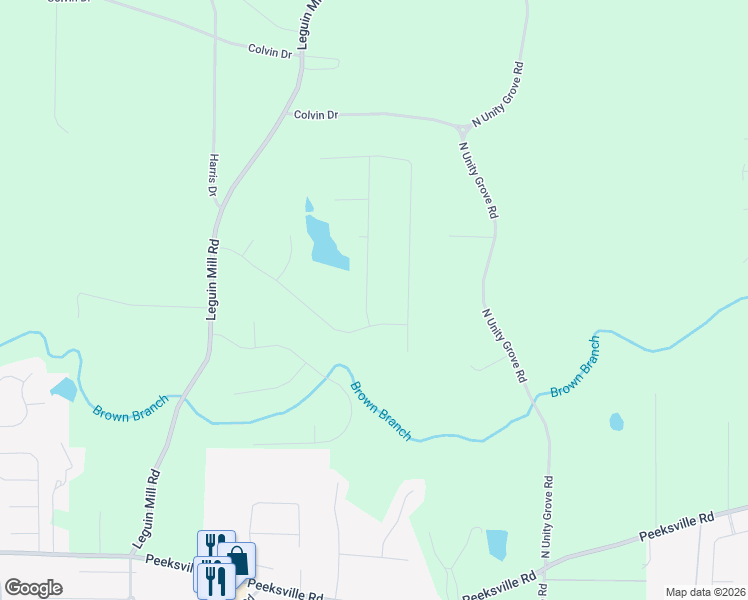 map of restaurants, bars, coffee shops, grocery stores, and more near 802 Spicebush Pth in Locust Grove