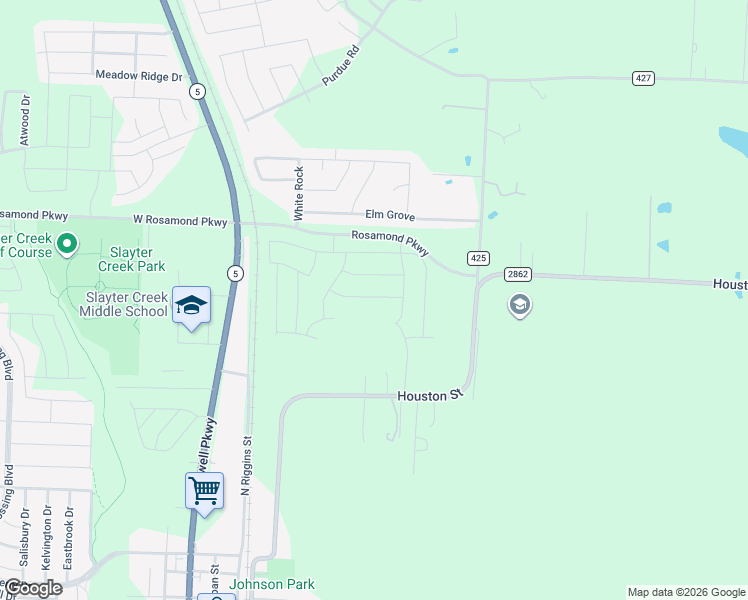map of restaurants, bars, coffee shops, grocery stores, and more near 2405 Fm 2862 in Anna