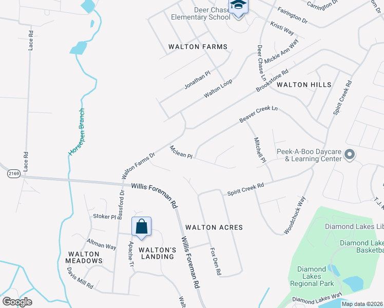 map of restaurants, bars, coffee shops, grocery stores, and more near 1908 Mclean Place in Hephzibah