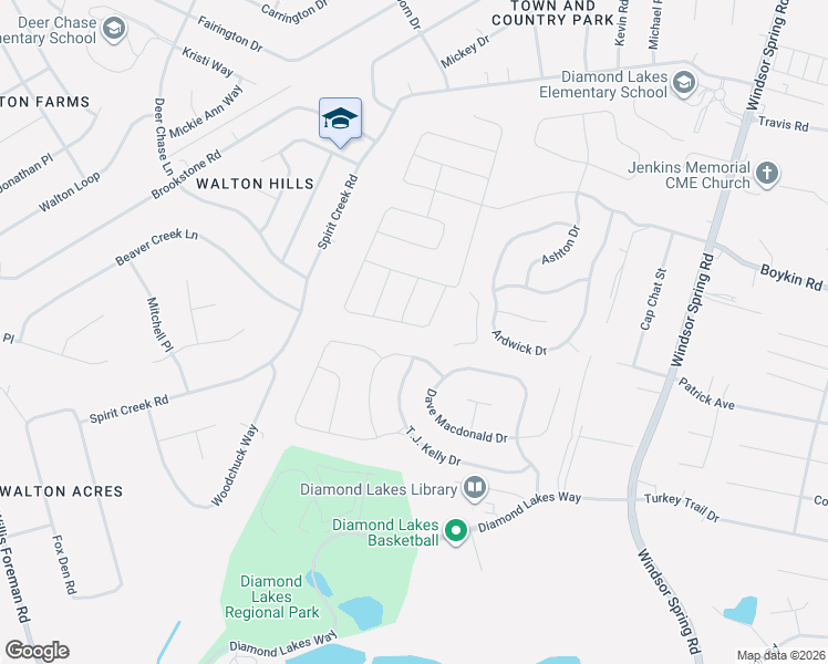 map of restaurants, bars, coffee shops, grocery stores, and more near 4715 Weldon Adams Drive in Hephzibah