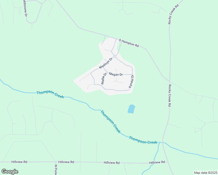 map of restaurants, bars, coffee shops, grocery stores, and more near 186 Kyndal Drive in Hampton