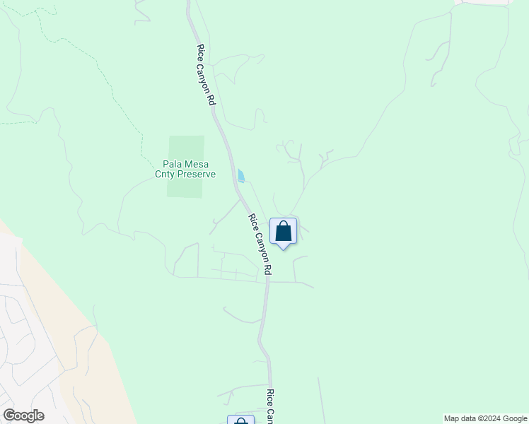 map of restaurants, bars, coffee shops, grocery stores, and more near 9104 Huntley Road in Fallbrook