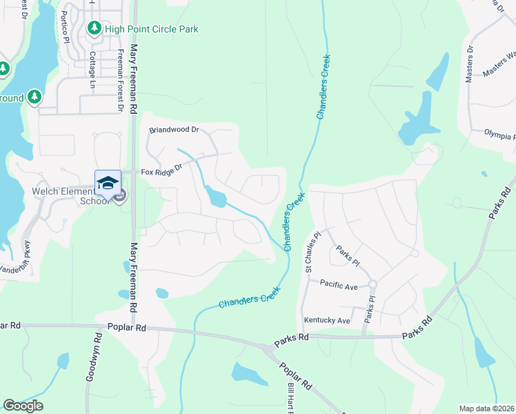map of restaurants, bars, coffee shops, grocery stores, and more near 237 Briandwood Drive in Newnan