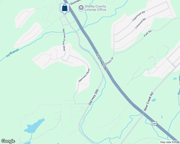 map of restaurants, bars, coffee shops, grocery stores, and more near 913 Narrows Point Drive in Birmingham