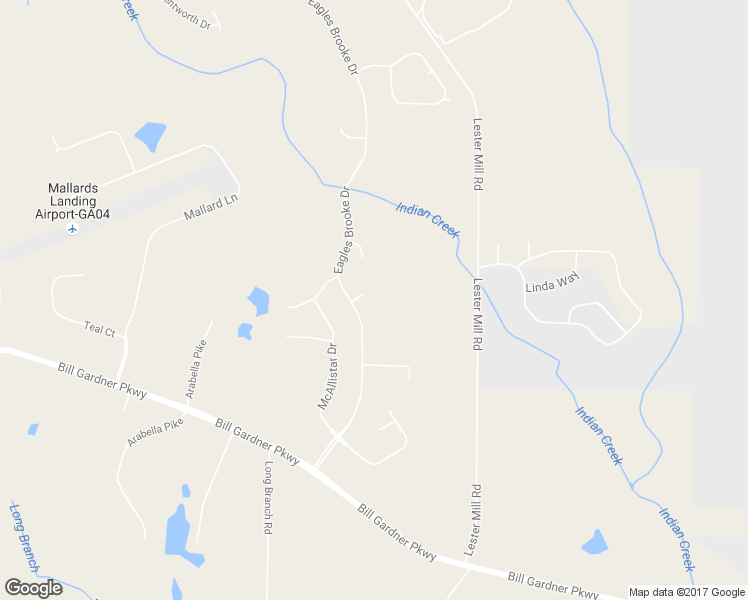 map of restaurants, bars, coffee shops, grocery stores, and more near 1702 Dalton Drive in Locust Grove