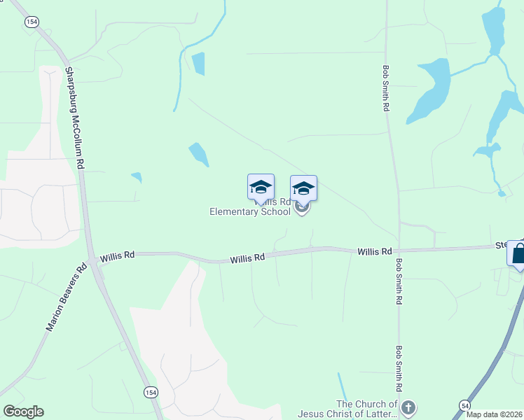 map of restaurants, bars, coffee shops, grocery stores, and more near 370 Willis Road in Sharpsburg