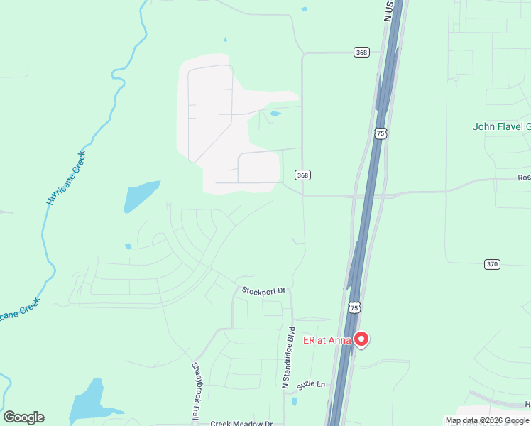 map of restaurants, bars, coffee shops, grocery stores, and more near 10847 County Road 368 in Anna