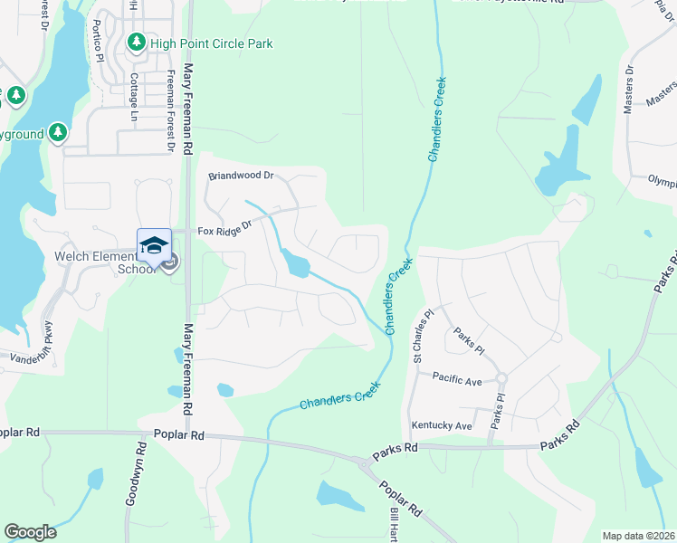map of restaurants, bars, coffee shops, grocery stores, and more near 237 Briandwood Drive in Newnan