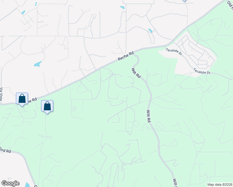 map of restaurants, bars, coffee shops, grocery stores, and more near 1415 Vía Chaparral in Fallbrook