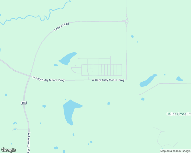 map of restaurants, bars, coffee shops, grocery stores, and more near 3200 Long Meadow Drive in Celina