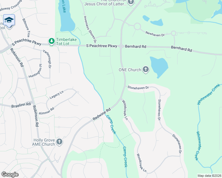 map of restaurants, bars, coffee shops, grocery stores, and more near 225 Longmead Drive in Fayetteville