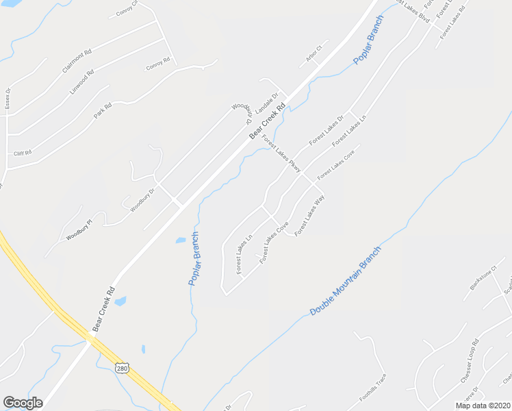 map of restaurants, bars, coffee shops, grocery stores, and more near 664 Forest Lakes Drive in Sterrett