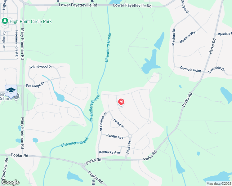 map of restaurants, bars, coffee shops, grocery stores, and more near 25 Mediterranean Avenue in Sharpsburg