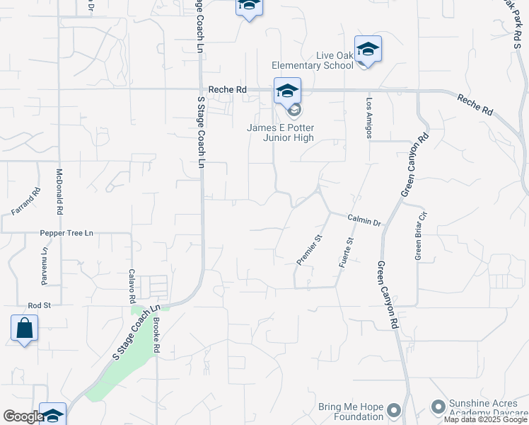 map of restaurants, bars, coffee shops, grocery stores, and more near 1623 Ranchwood Lane in Fallbrook