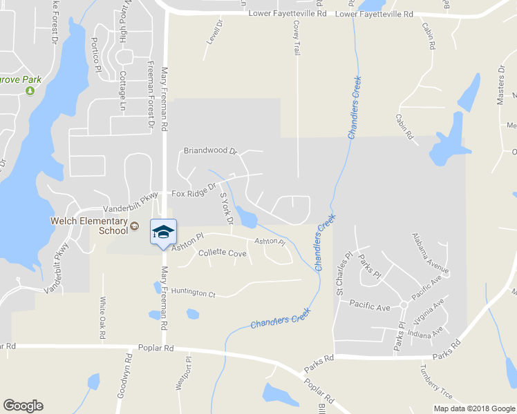 map of restaurants, bars, coffee shops, grocery stores, and more near 213 Briandwood Drive in Newnan