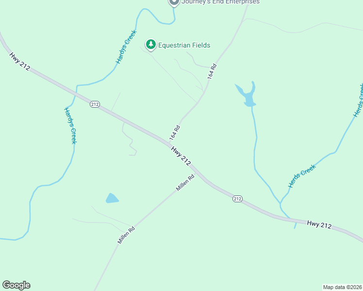 map of restaurants, bars, coffee shops, grocery stores, and more near 7374 Georgia 212 in Monticello
