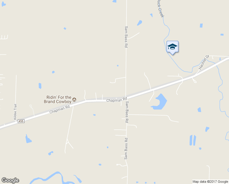 map of restaurants, bars, coffee shops, grocery stores, and more near 5580 Fm 455 West in Sanger