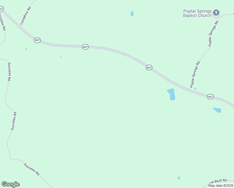 map of restaurants, bars, coffee shops, grocery stores, and more near 2803 Mississippi 407 in Kilmichael
