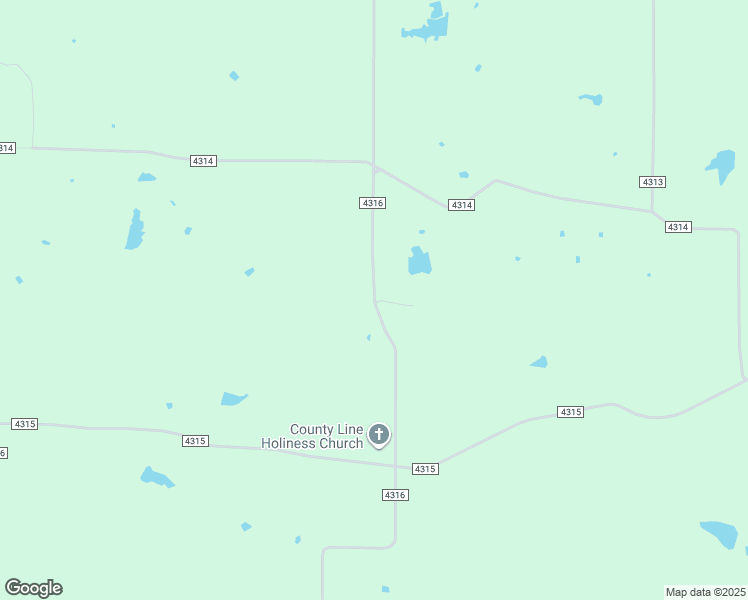 map of restaurants, bars, coffee shops, grocery stores, and more near County Road 4316 in De Kalb