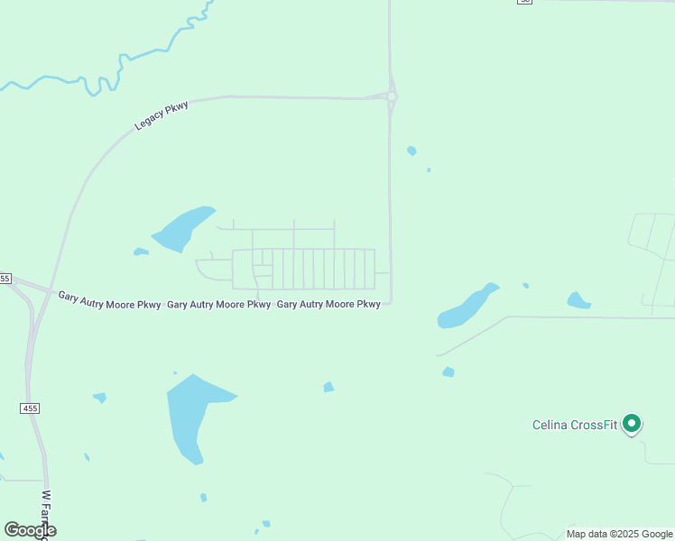 map of restaurants, bars, coffee shops, grocery stores, and more near 3090 North Louisiana Drive in Celina