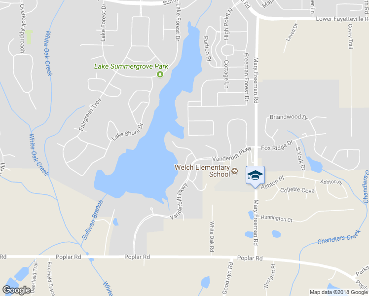 map of restaurants, bars, coffee shops, grocery stores, and more near 29 Vanderbilt Pointe Lane in Newnan