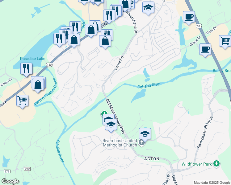 map of restaurants, bars, coffee shops, grocery stores, and more near in 