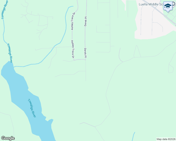 map of restaurants, bars, coffee shops, grocery stores, and more near 726 Derek Place in Locust Grove