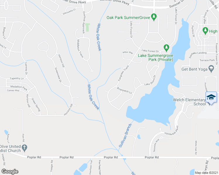 map of restaurants, bars, coffee shops, grocery stores, and more near 157 Fairgreen Trce in Newnan