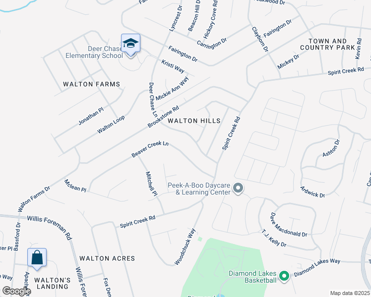 map of restaurants, bars, coffee shops, grocery stores, and more near 1829 Beaver Creek Lane in Hephzibah