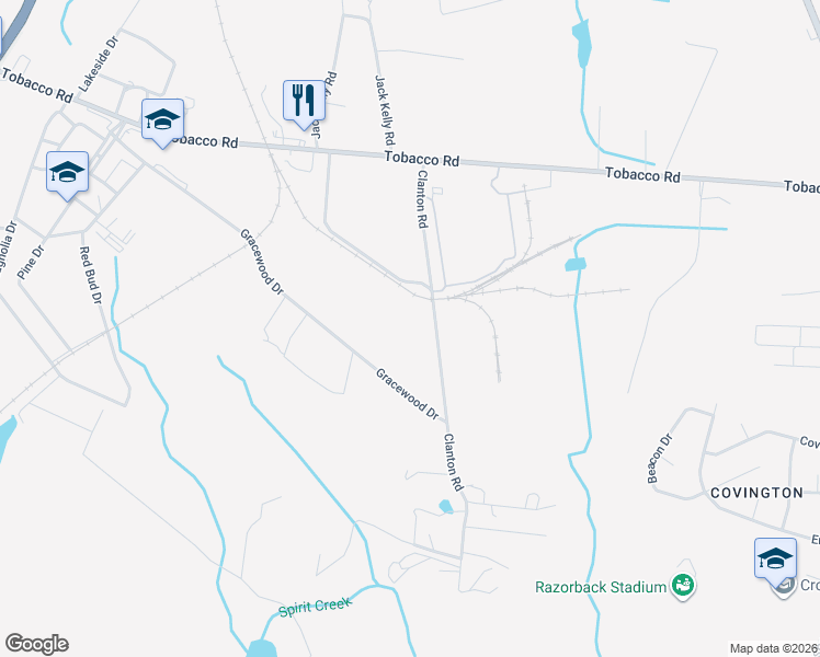 map of restaurants, bars, coffee shops, grocery stores, and more near 3741 Clanton Road in Augusta
