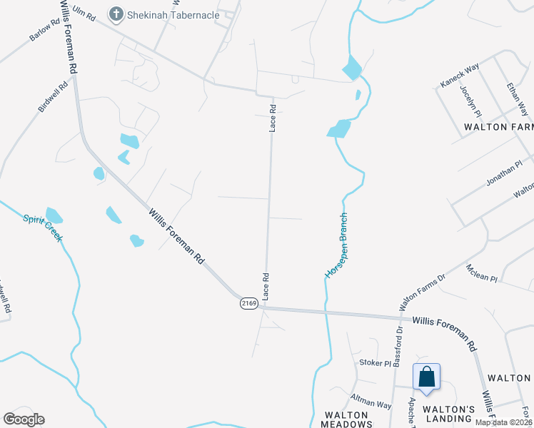 map of restaurants, bars, coffee shops, grocery stores, and more near 3955 Lace Road in Hephzibah