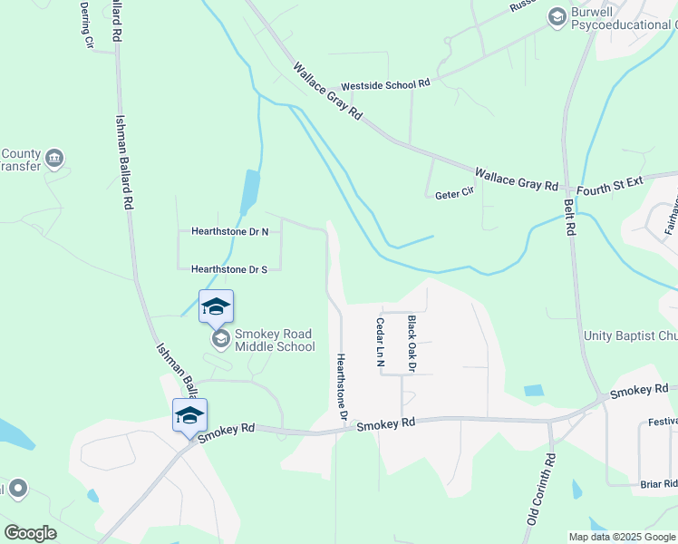 map of restaurants, bars, coffee shops, grocery stores, and more near 165 Hearthstone Drive Northwest in Newnan