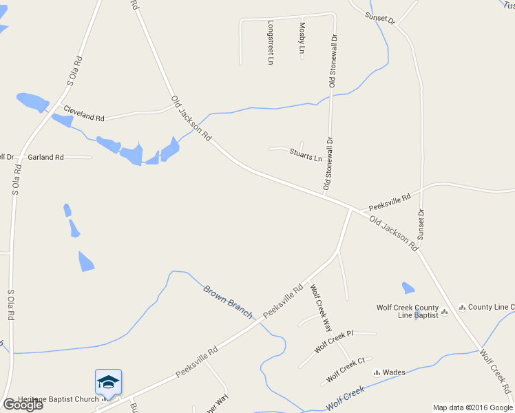 map of restaurants, bars, coffee shops, grocery stores, and more near 2900 Old Jackson Road in Locust Grove