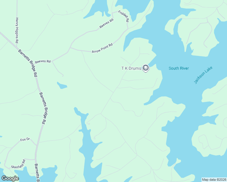 map of restaurants, bars, coffee shops, grocery stores, and more near 201 Tussahaw Point Drive in Jackson
