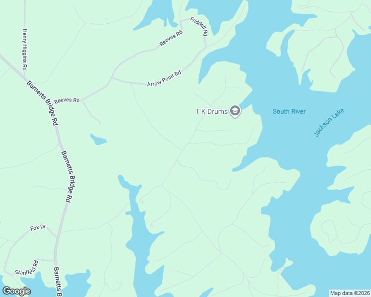 map of restaurants, bars, coffee shops, grocery stores, and more near 201 Tussahaw Point Drive in Jackson