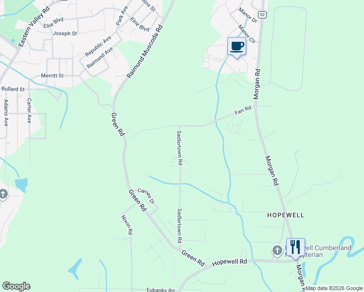 map of restaurants, bars, coffee shops, grocery stores, and more near 1913 Sadlertown Road in Bessemer