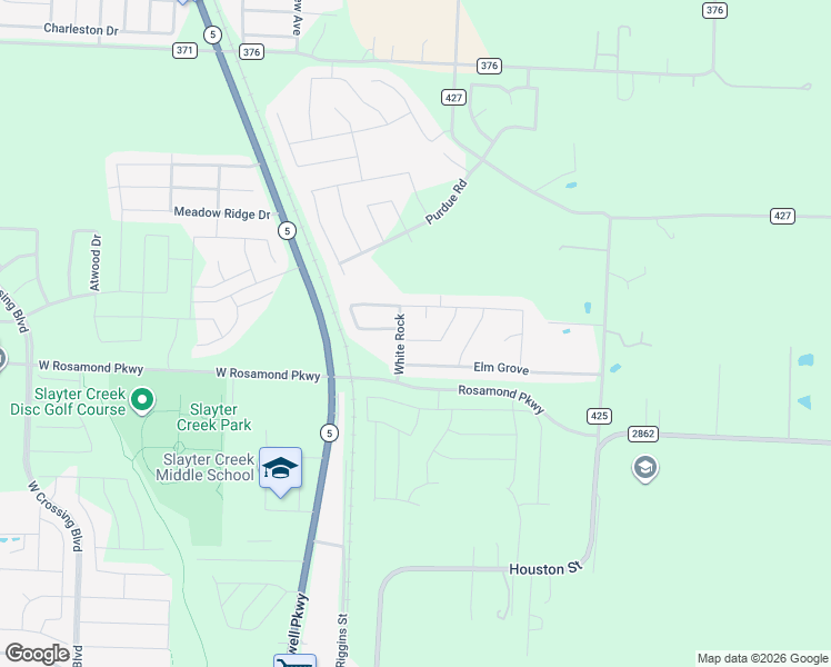 map of restaurants, bars, coffee shops, grocery stores, and more near 1914 White Rock in Anna