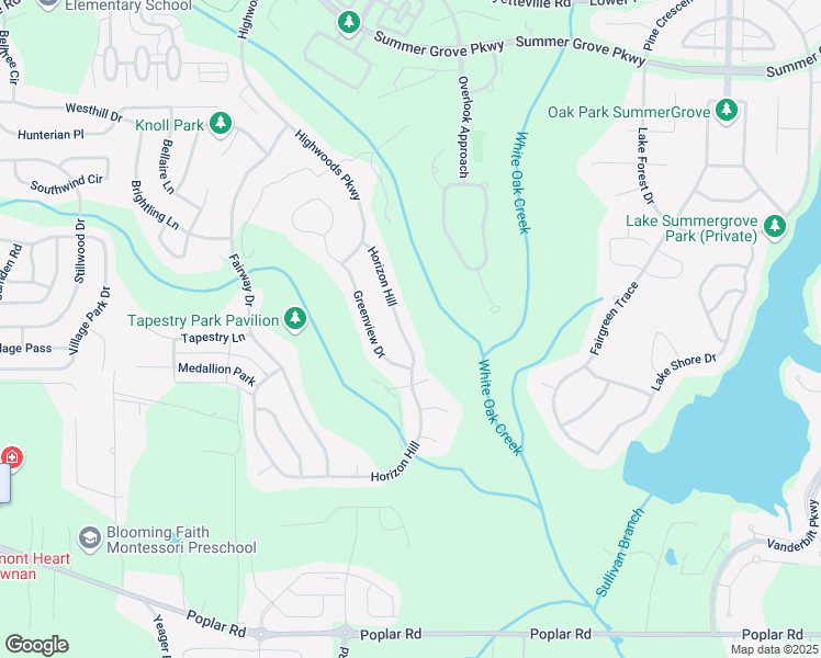 map of restaurants, bars, coffee shops, grocery stores, and more near 279 Horizon Hill in Newnan