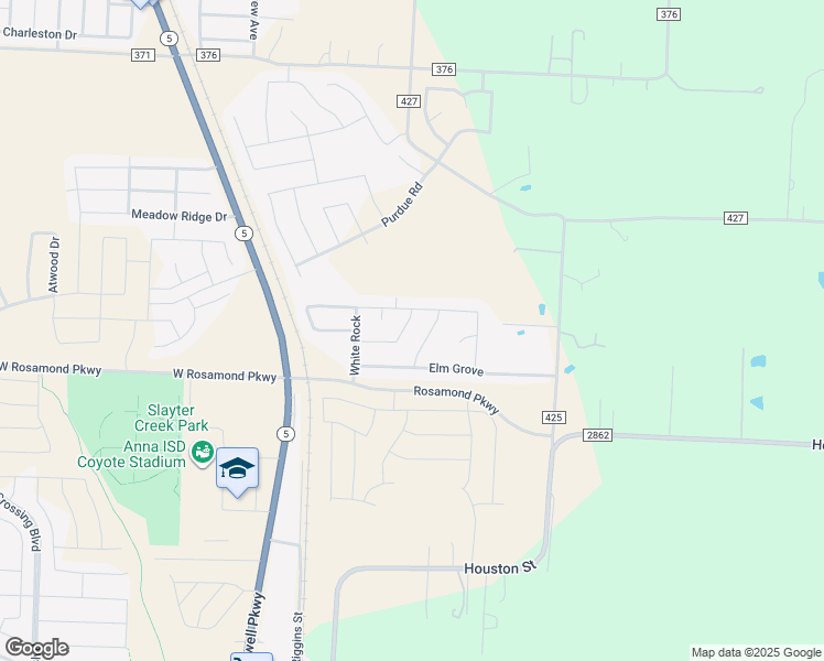 map of restaurants, bars, coffee shops, grocery stores, and more near 1912 Briar Cove in Anna