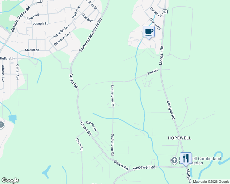 map of restaurants, bars, coffee shops, grocery stores, and more near 1913 Sadlertown Rd in Bessemer